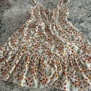 H&M Floral Smocked Dress